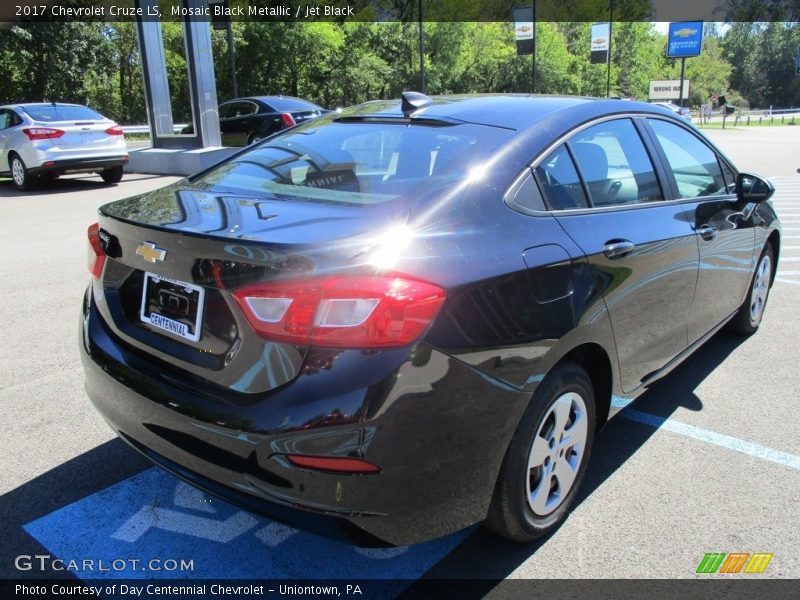 Mosaic Black Metallic / Jet Black 2017 Chevrolet Cruze LS