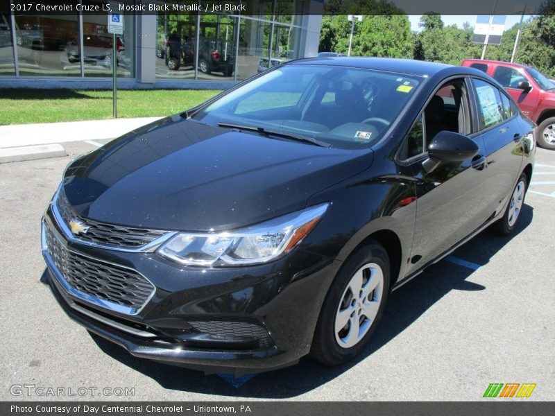 Mosaic Black Metallic / Jet Black 2017 Chevrolet Cruze LS