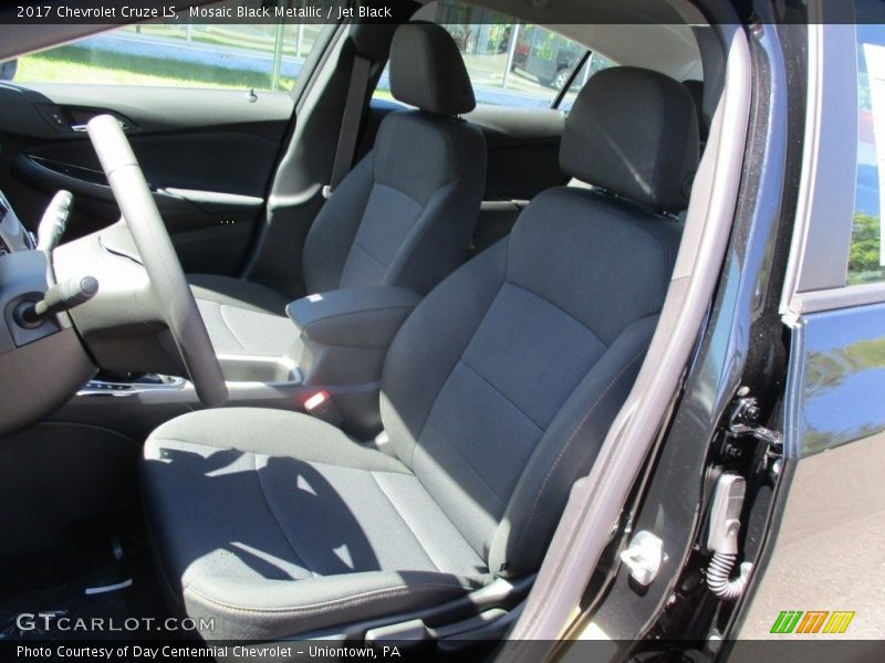 Mosaic Black Metallic / Jet Black 2017 Chevrolet Cruze LS