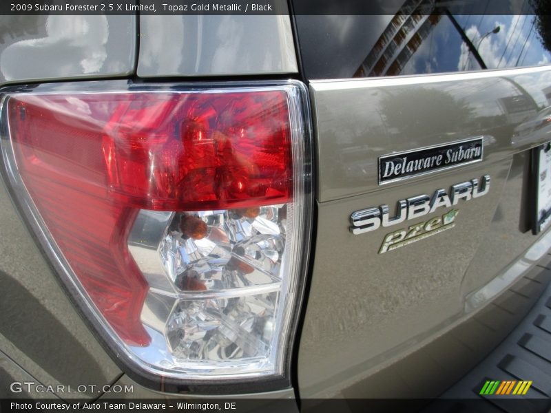 Topaz Gold Metallic / Black 2009 Subaru Forester 2.5 X Limited