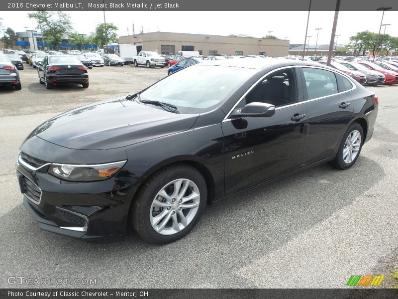 Mosaic Black Metallic / Jet Black 2016 Chevrolet Malibu LT