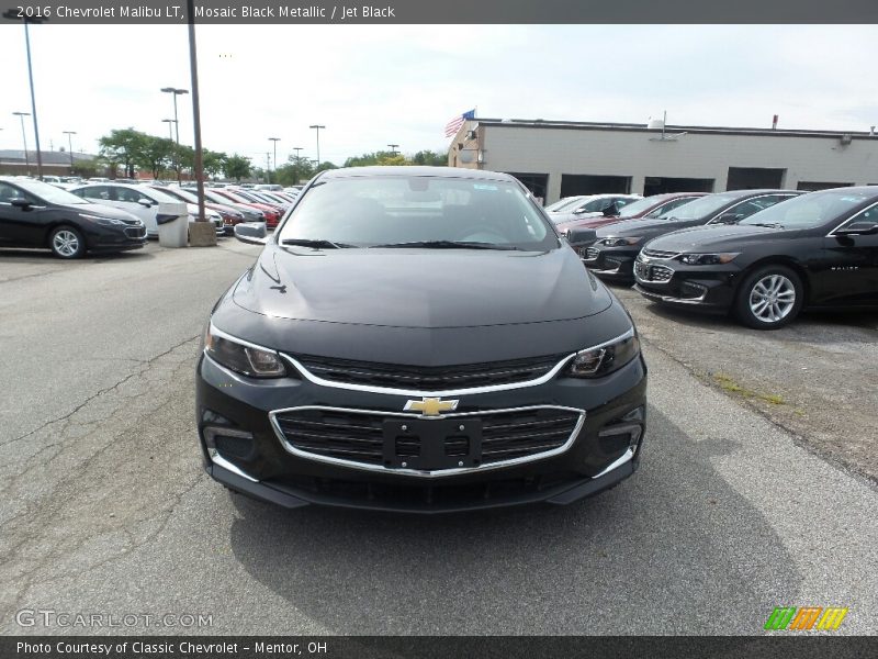Mosaic Black Metallic / Jet Black 2016 Chevrolet Malibu LT
