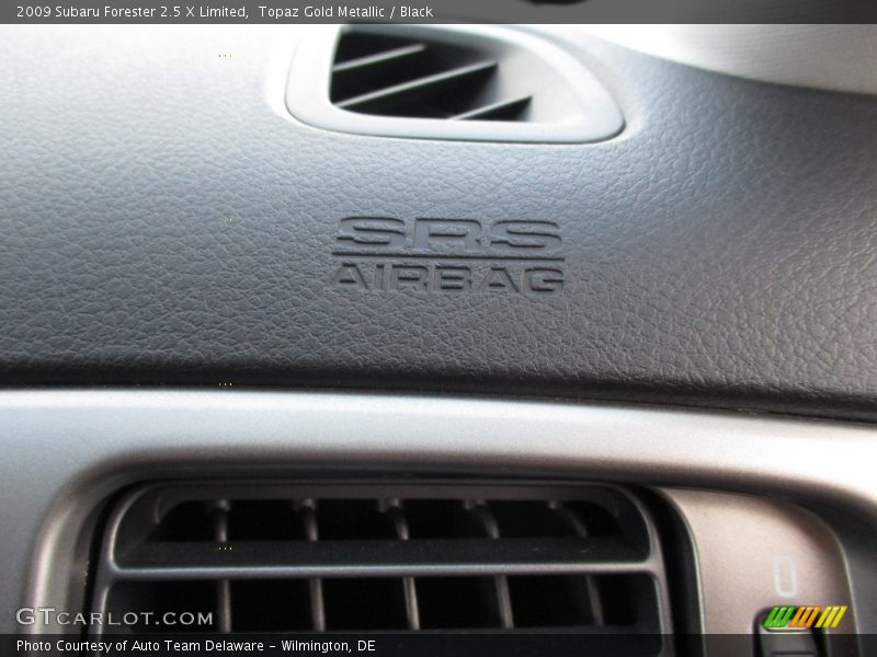 Topaz Gold Metallic / Black 2009 Subaru Forester 2.5 X Limited
