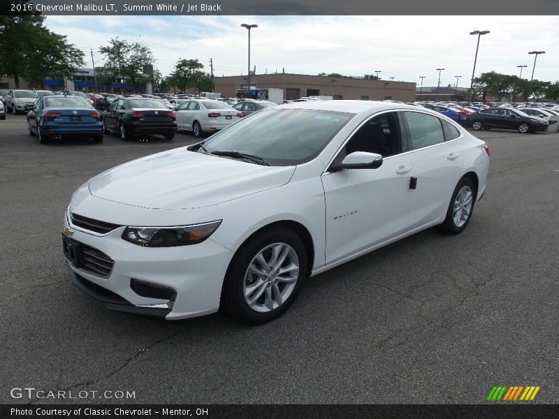 Summit White / Jet Black 2016 Chevrolet Malibu LT