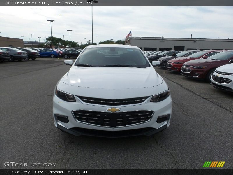 Summit White / Jet Black 2016 Chevrolet Malibu LT