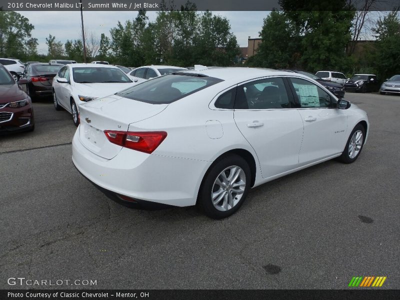 Summit White / Jet Black 2016 Chevrolet Malibu LT