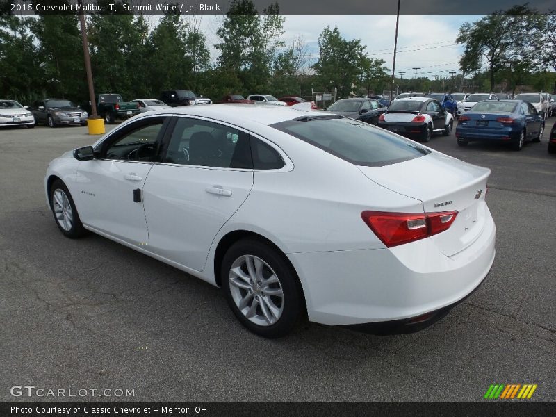 Summit White / Jet Black 2016 Chevrolet Malibu LT