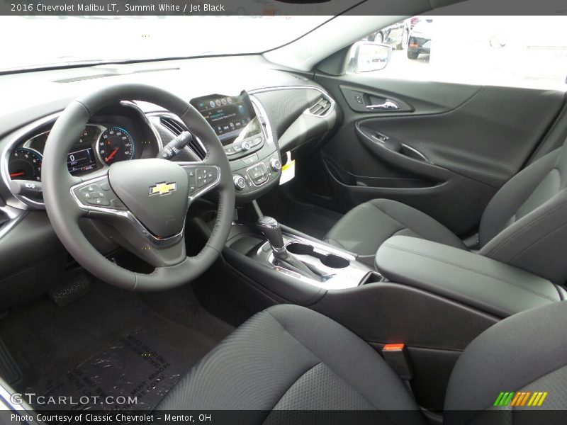 Summit White / Jet Black 2016 Chevrolet Malibu LT
