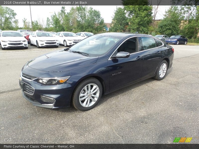 Blue Velvet Metallic / Jet Black 2016 Chevrolet Malibu LT