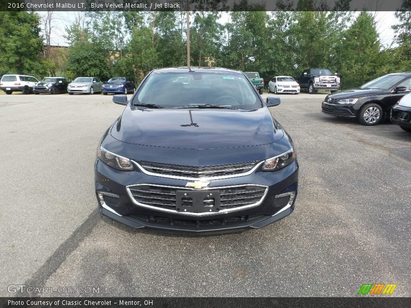 Blue Velvet Metallic / Jet Black 2016 Chevrolet Malibu LT