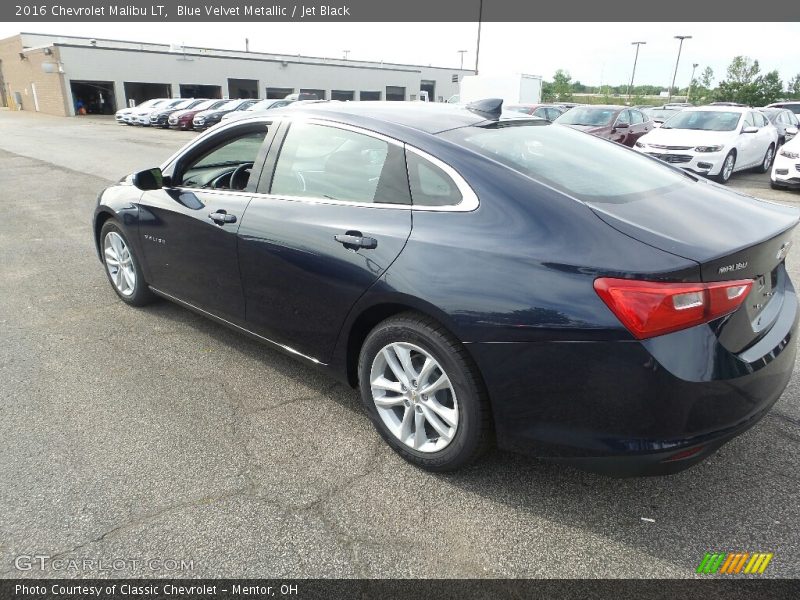 Blue Velvet Metallic / Jet Black 2016 Chevrolet Malibu LT
