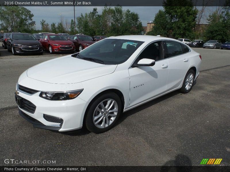 Summit White / Jet Black 2016 Chevrolet Malibu LT
