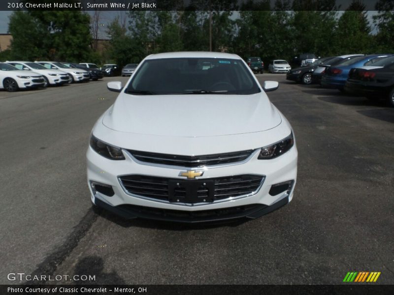 Summit White / Jet Black 2016 Chevrolet Malibu LT