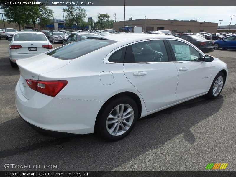 Summit White / Jet Black 2016 Chevrolet Malibu LT