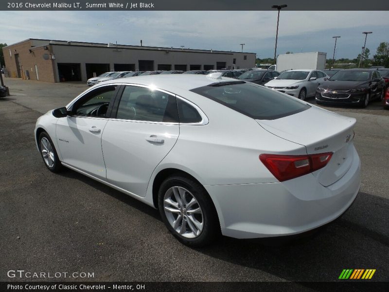 Summit White / Jet Black 2016 Chevrolet Malibu LT