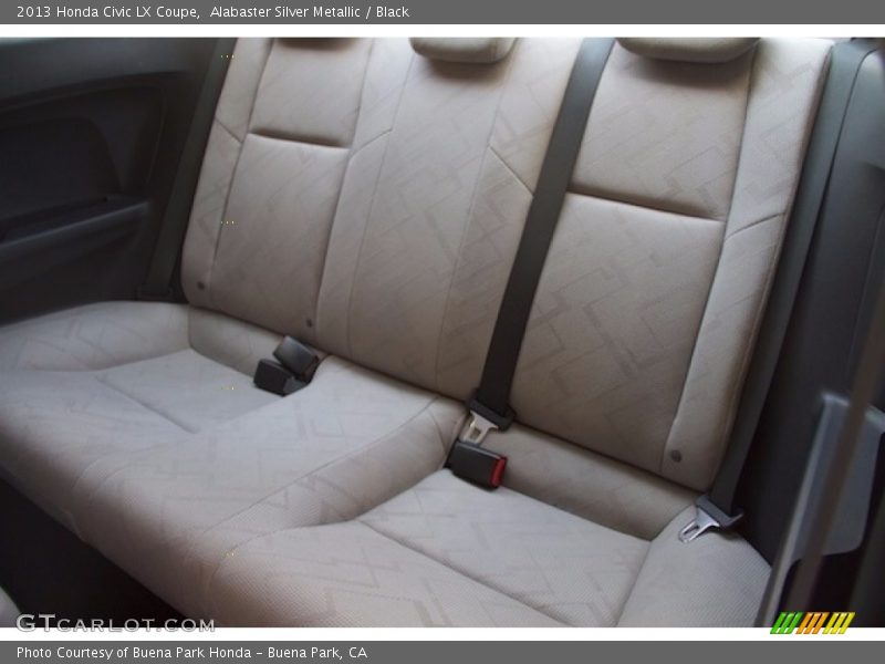 Alabaster Silver Metallic / Black 2013 Honda Civic LX Coupe