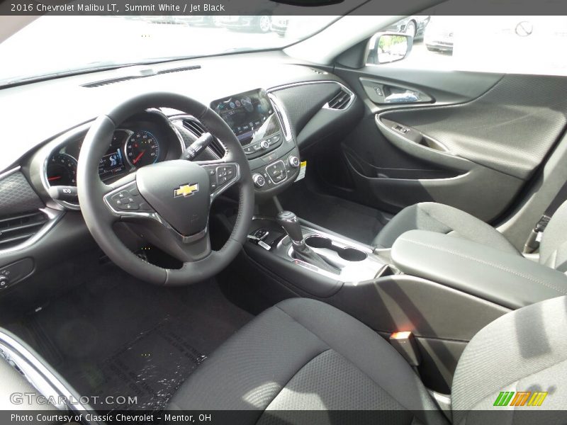 Summit White / Jet Black 2016 Chevrolet Malibu LT