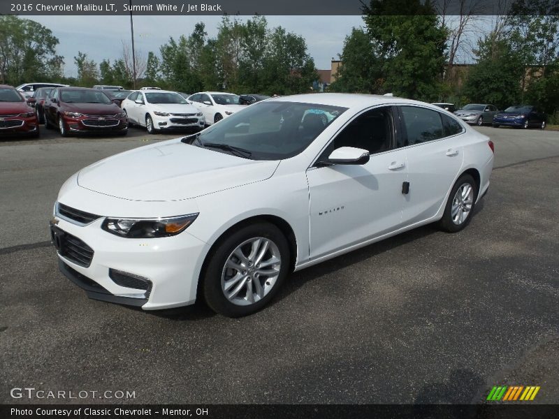 Summit White / Jet Black 2016 Chevrolet Malibu LT