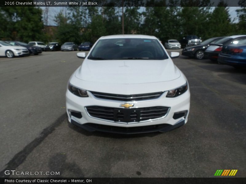 Summit White / Jet Black 2016 Chevrolet Malibu LT