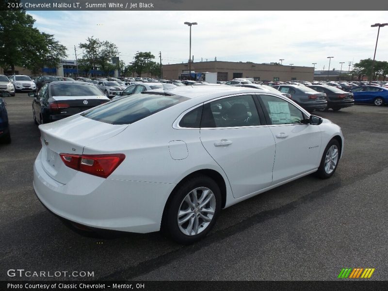 Summit White / Jet Black 2016 Chevrolet Malibu LT