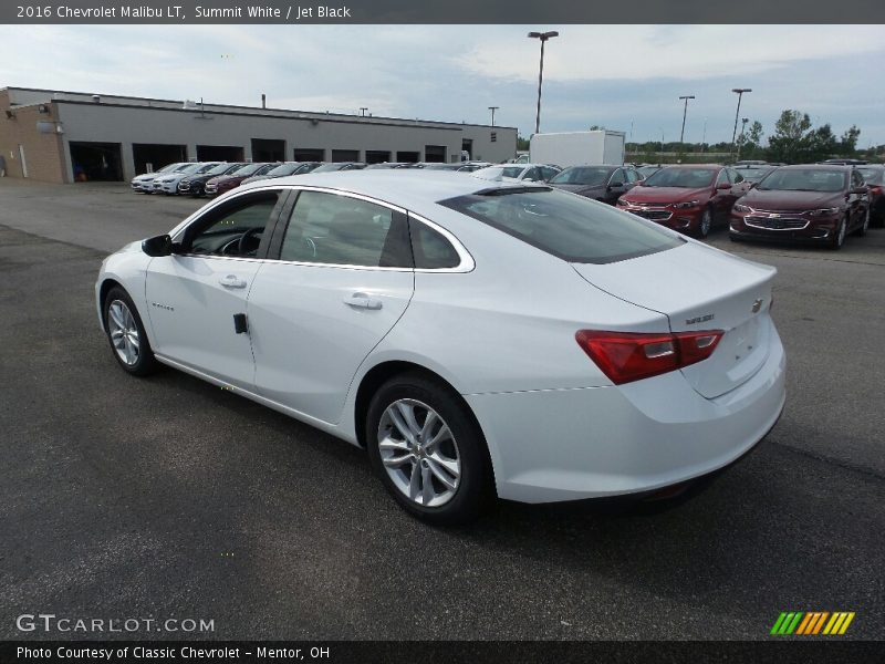 Summit White / Jet Black 2016 Chevrolet Malibu LT