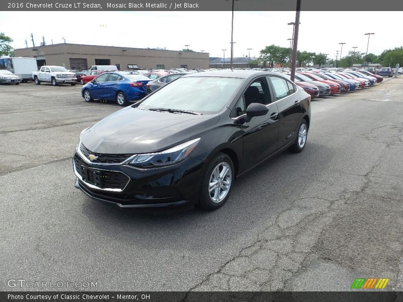 Mosaic Black Metallic / Jet Black 2016 Chevrolet Cruze LT Sedan
