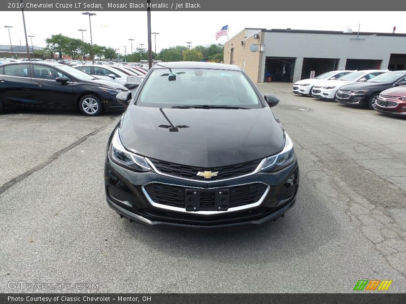 Mosaic Black Metallic / Jet Black 2016 Chevrolet Cruze LT Sedan