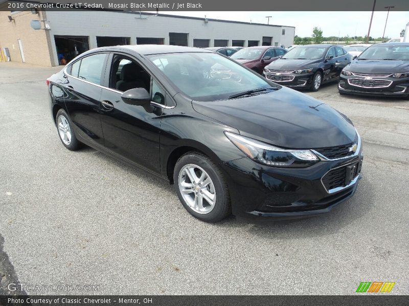 Mosaic Black Metallic / Jet Black 2016 Chevrolet Cruze LT Sedan