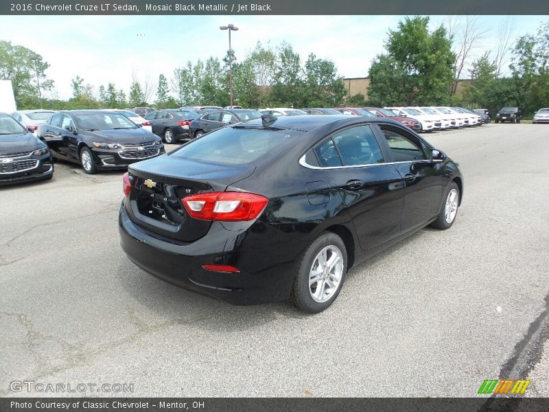 Mosaic Black Metallic / Jet Black 2016 Chevrolet Cruze LT Sedan