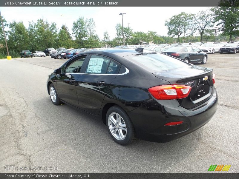 Mosaic Black Metallic / Jet Black 2016 Chevrolet Cruze LT Sedan