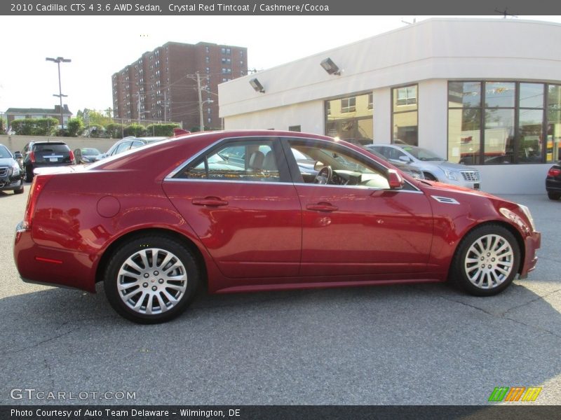 Crystal Red Tintcoat / Cashmere/Cocoa 2010 Cadillac CTS 4 3.6 AWD Sedan
