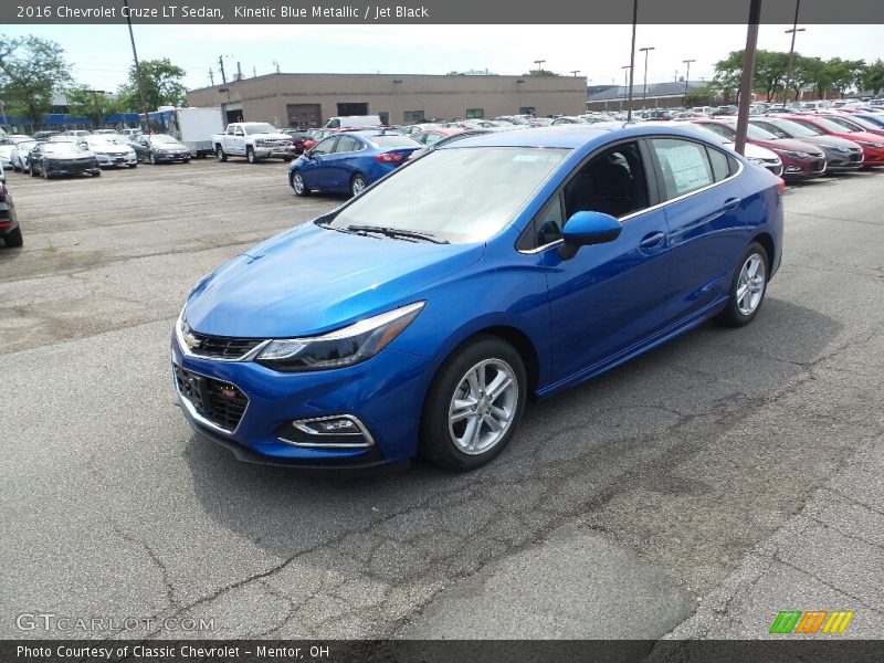 Kinetic Blue Metallic / Jet Black 2016 Chevrolet Cruze LT Sedan