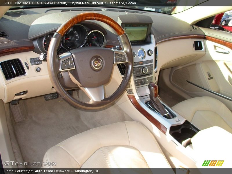 Crystal Red Tintcoat / Cashmere/Cocoa 2010 Cadillac CTS 4 3.6 AWD Sedan