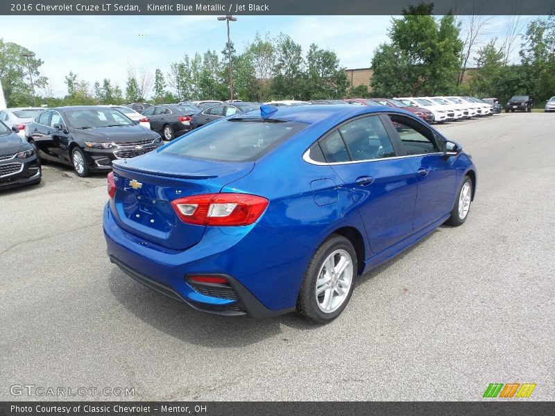 Kinetic Blue Metallic / Jet Black 2016 Chevrolet Cruze LT Sedan