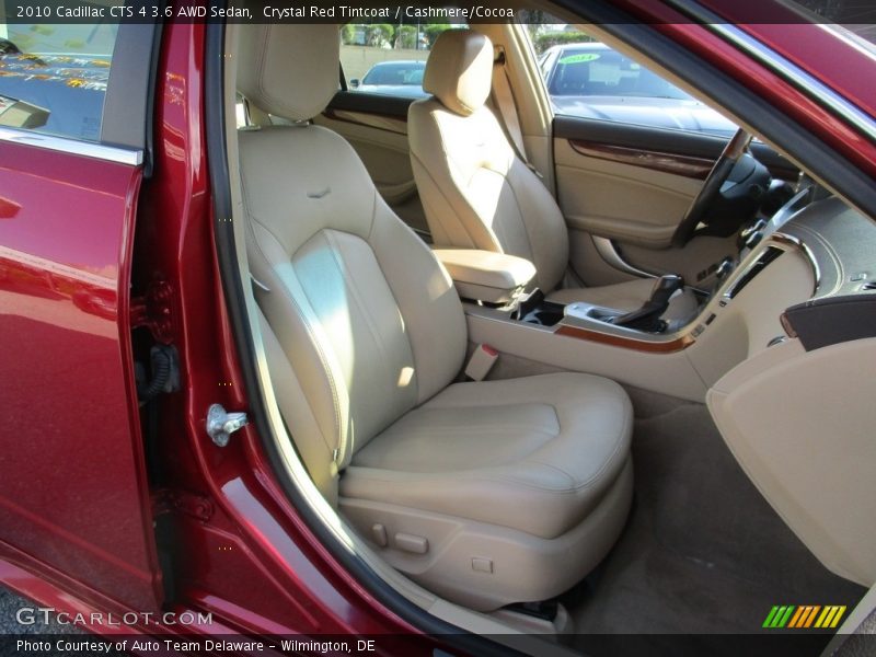Crystal Red Tintcoat / Cashmere/Cocoa 2010 Cadillac CTS 4 3.6 AWD Sedan