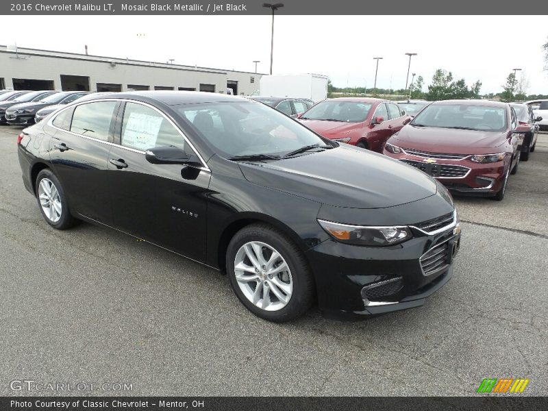 Mosaic Black Metallic / Jet Black 2016 Chevrolet Malibu LT