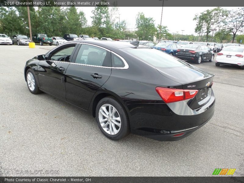Mosaic Black Metallic / Jet Black 2016 Chevrolet Malibu LT