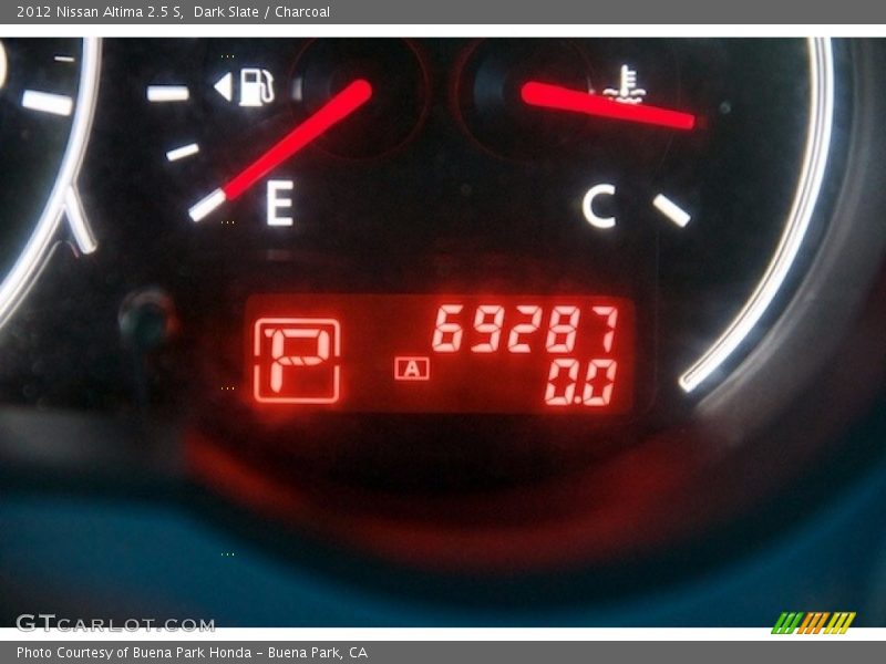 Dark Slate / Charcoal 2012 Nissan Altima 2.5 S