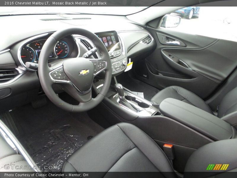 Mosaic Black Metallic / Jet Black 2016 Chevrolet Malibu LT