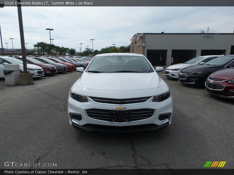 Summit White / Jet Black 2016 Chevrolet Malibu LT
