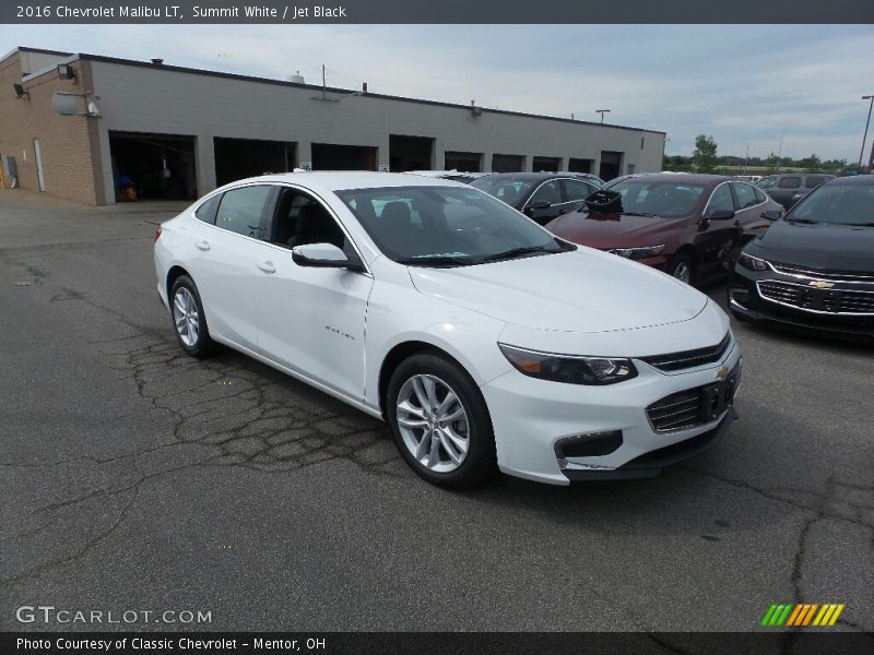 Summit White / Jet Black 2016 Chevrolet Malibu LT