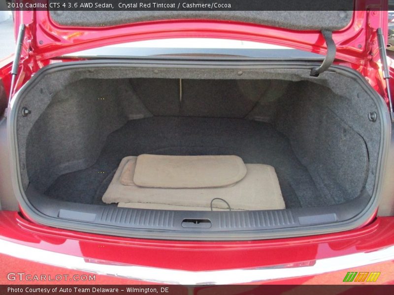 Crystal Red Tintcoat / Cashmere/Cocoa 2010 Cadillac CTS 4 3.6 AWD Sedan