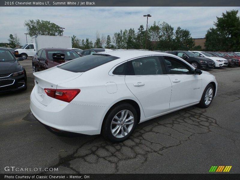 Summit White / Jet Black 2016 Chevrolet Malibu LT