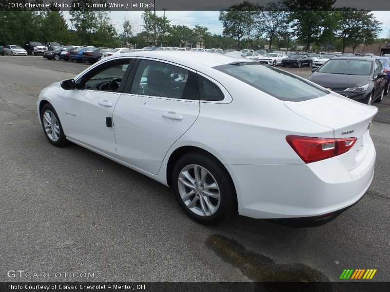 Summit White / Jet Black 2016 Chevrolet Malibu LT
