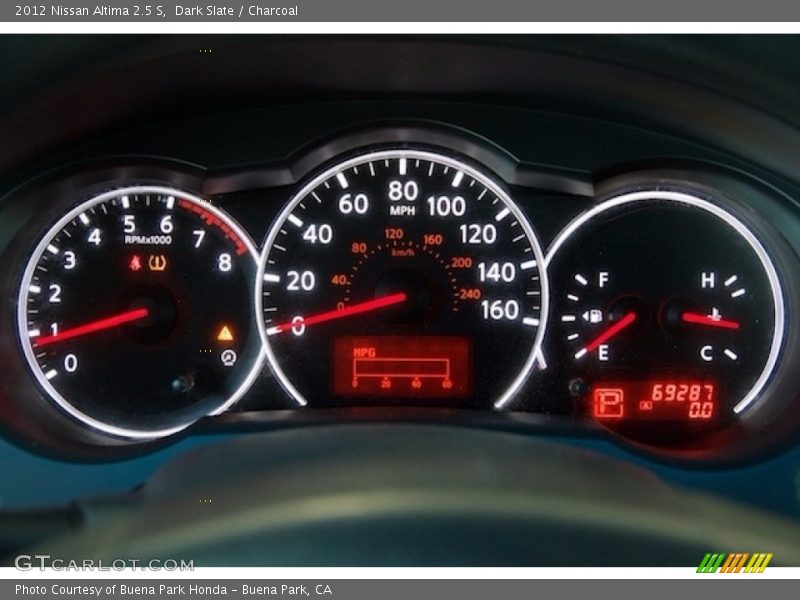 Dark Slate / Charcoal 2012 Nissan Altima 2.5 S