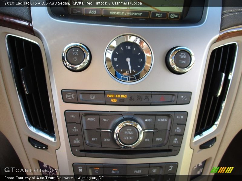 Crystal Red Tintcoat / Cashmere/Cocoa 2010 Cadillac CTS 4 3.6 AWD Sedan