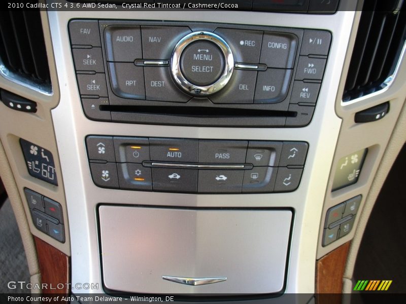 Crystal Red Tintcoat / Cashmere/Cocoa 2010 Cadillac CTS 4 3.6 AWD Sedan