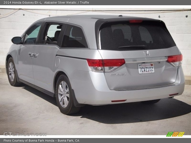 Alabaster Silver Metallic / Truffle 2014 Honda Odyssey EX-L