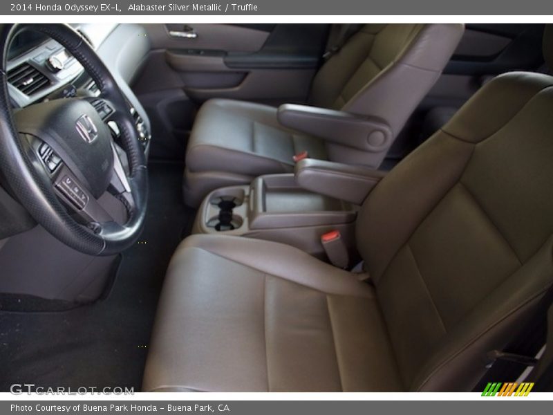 Alabaster Silver Metallic / Truffle 2014 Honda Odyssey EX-L