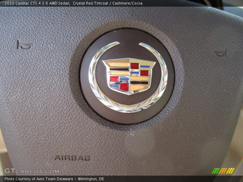 Crystal Red Tintcoat / Cashmere/Cocoa 2010 Cadillac CTS 4 3.6 AWD Sedan